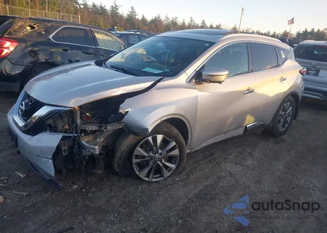2016 Nissan Murano Sl from USA, damaged, VIN 5N1AZ2MH6GN155649